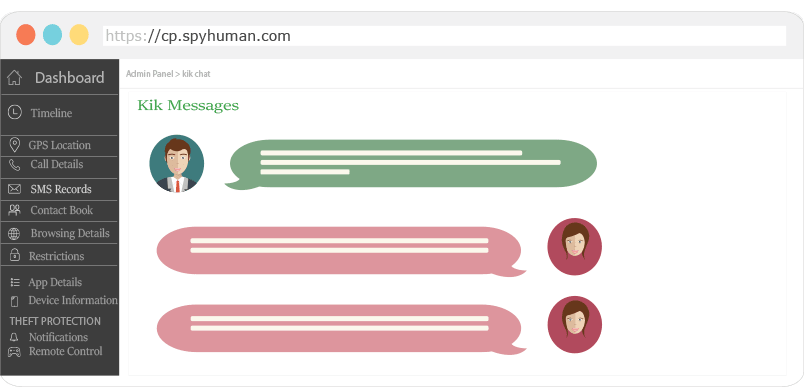 Track Kik Messages | Social Media Message Tracking